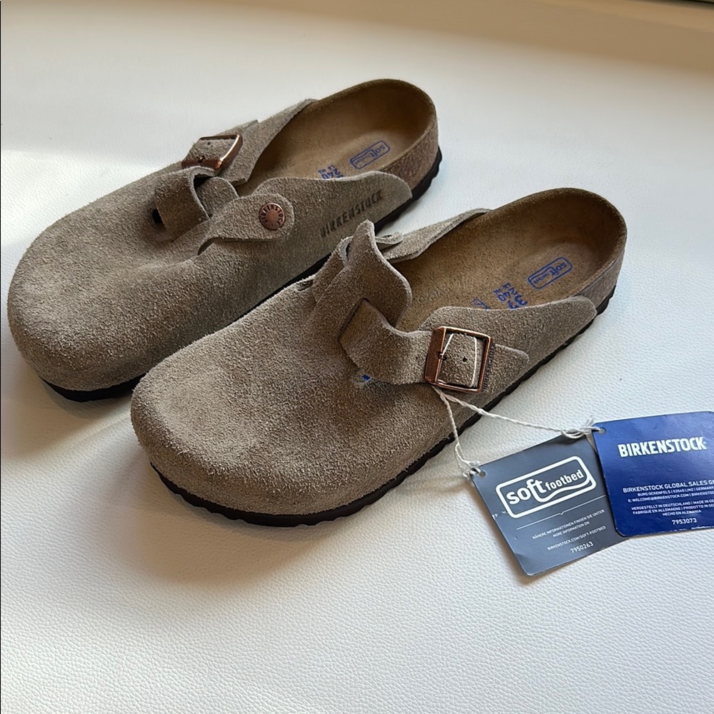 Birkenstock Suede Slides